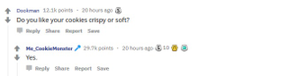 Illustration for article titled Cookie Monster reveals all in Reddit AMA: "Me am what me am"